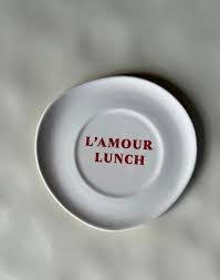 Sisi plates - "L'amour Lunch"