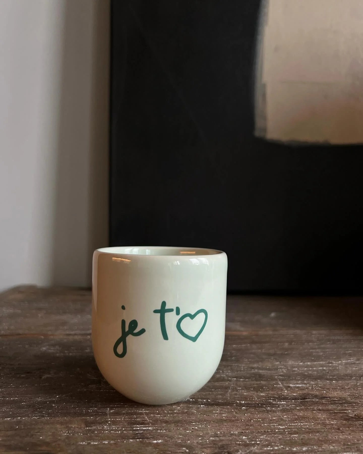 SiSi Cups - 'Je T'<3' - Groen