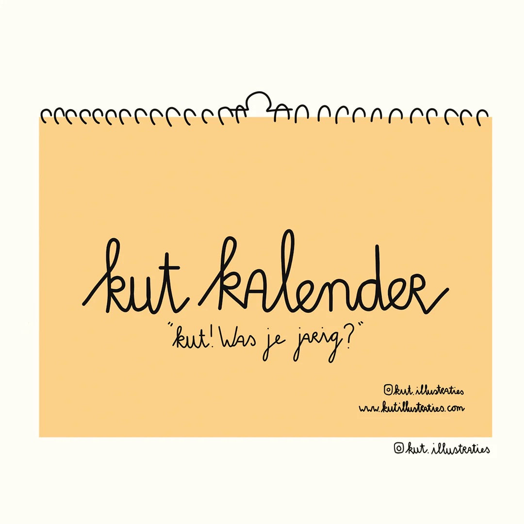 KUT VERJAARDAGSKALENDER - KUT ILLUSTRATIES